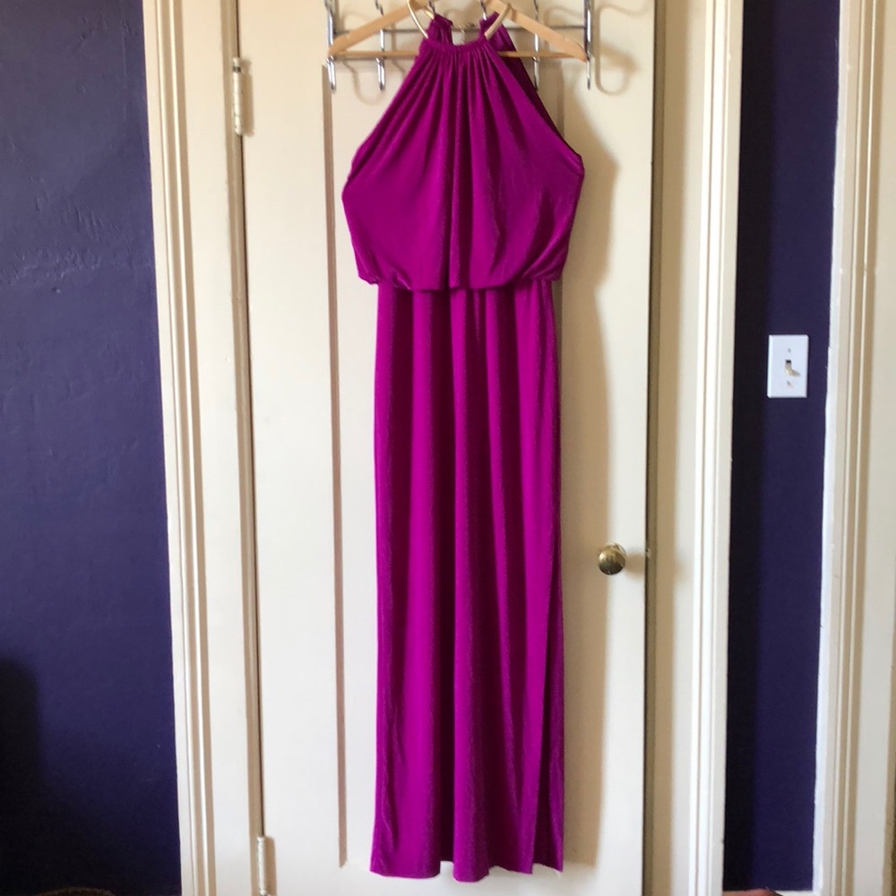NWOT Gorgeous Magenta Floor Length Gown